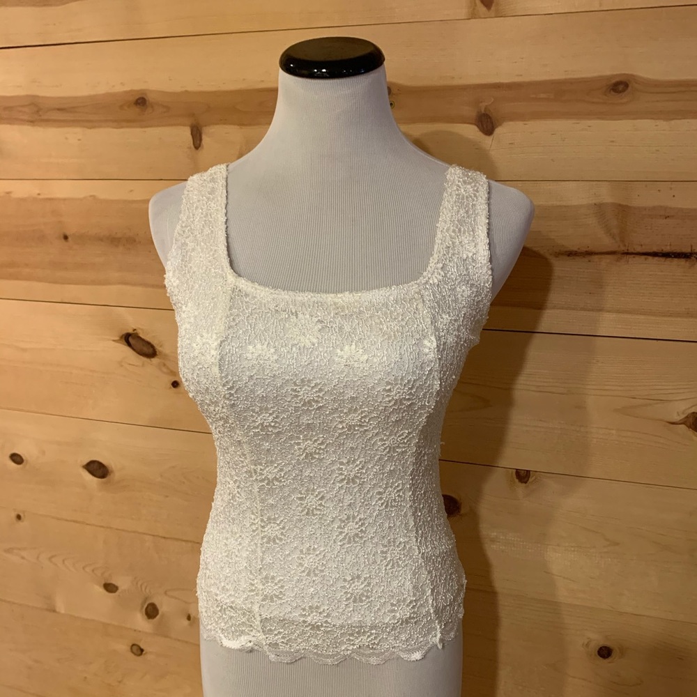 White dressy tank top